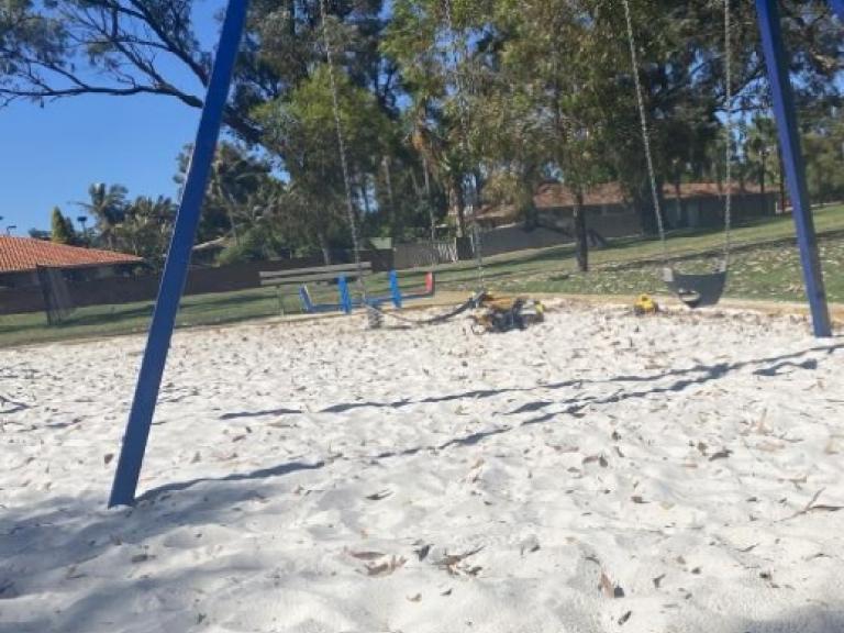 Playground swingset